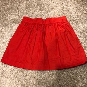 Banana Republic Red/Orange Mini Skirt Fit and Flare